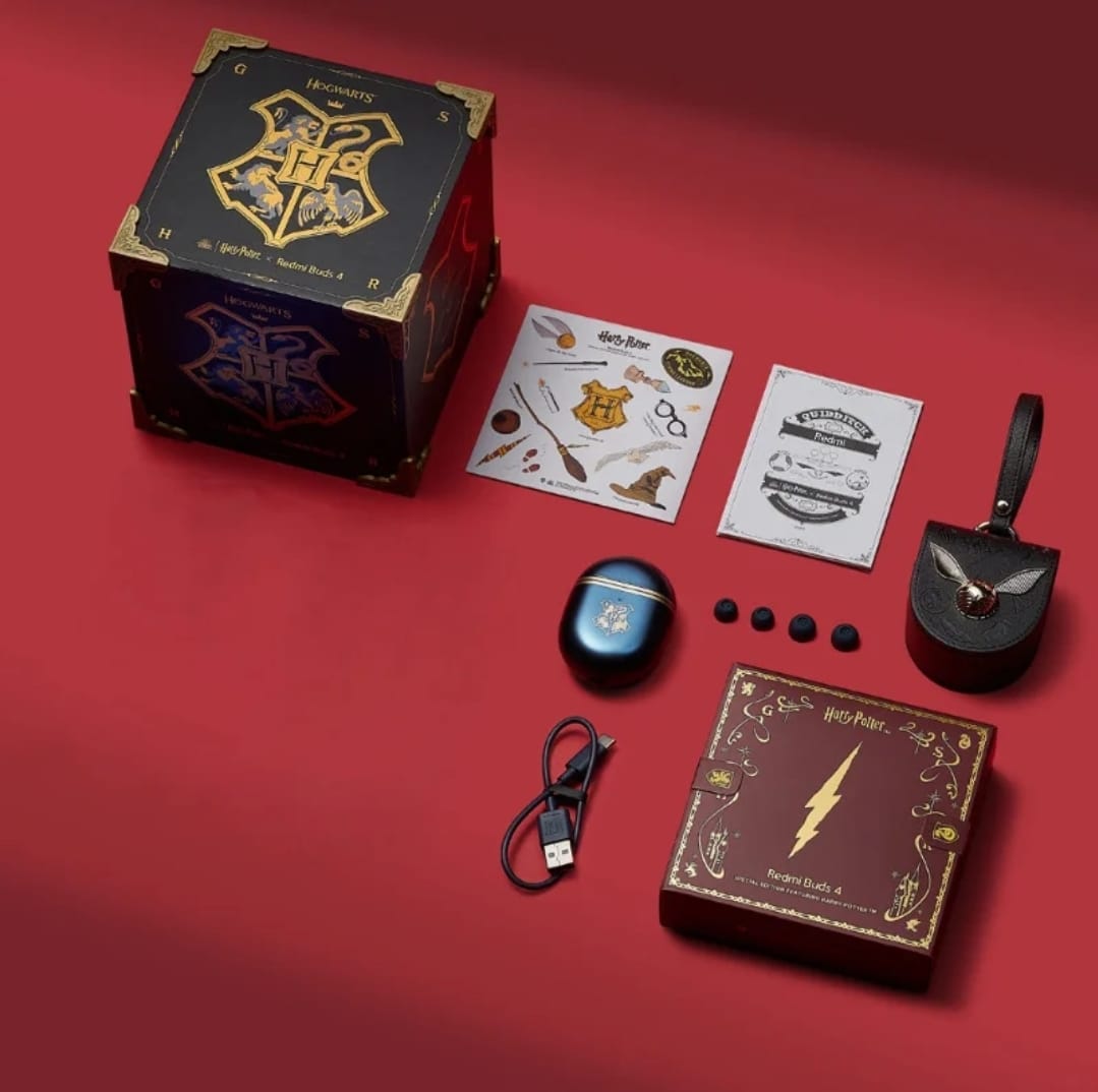 Limited Edition Harry Potter Co-branding Xiaomi Redmi Buds 4 Bluetooth Earbuds Gaming Noise Cancelling Headset With Mic Low Delay