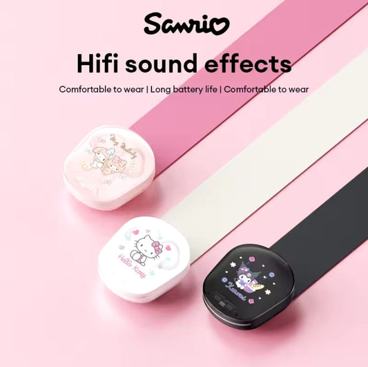 Sanrio BL58 Bluetooth Wireless Earbuds HIFI Sound Bass Music Cute My Melody Headsets Kawaii Hello Kitty Earphones Kuromi