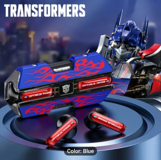 Transformers TF-T01 Bluetooth 5.3 Earphone Wireless Headset Low Latency Headphone Gaming Music Dual Mode Earbud Bumblebee