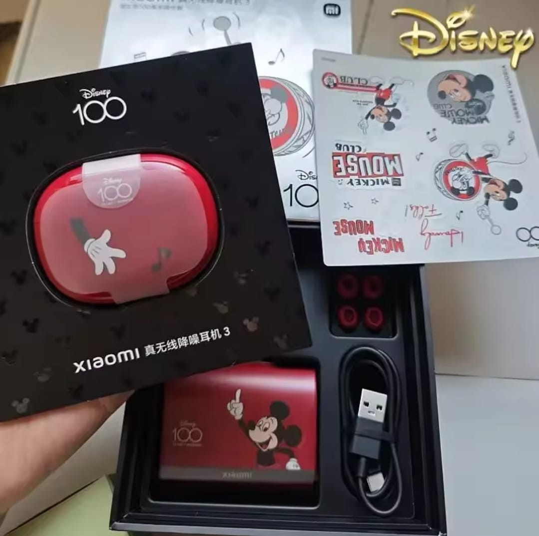 Original Xiaomi Buds 3 Disney's 100th Anniversary Edition Mickey Mouse True Wireless Earphones TWS