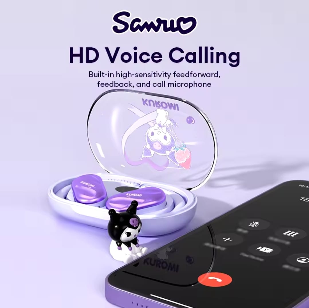 Sanrio KT99 wireless headphones Bluetooth 5.3 Human ergonomics 360° surround sound Kuromi Cinnamoroll MY Melody