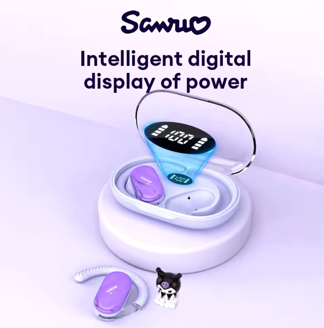 Sanrio KT99 wireless headphones Bluetooth 5.3 Human ergonomics 360° surround sound Kuromi Cinnamoroll MY Melody