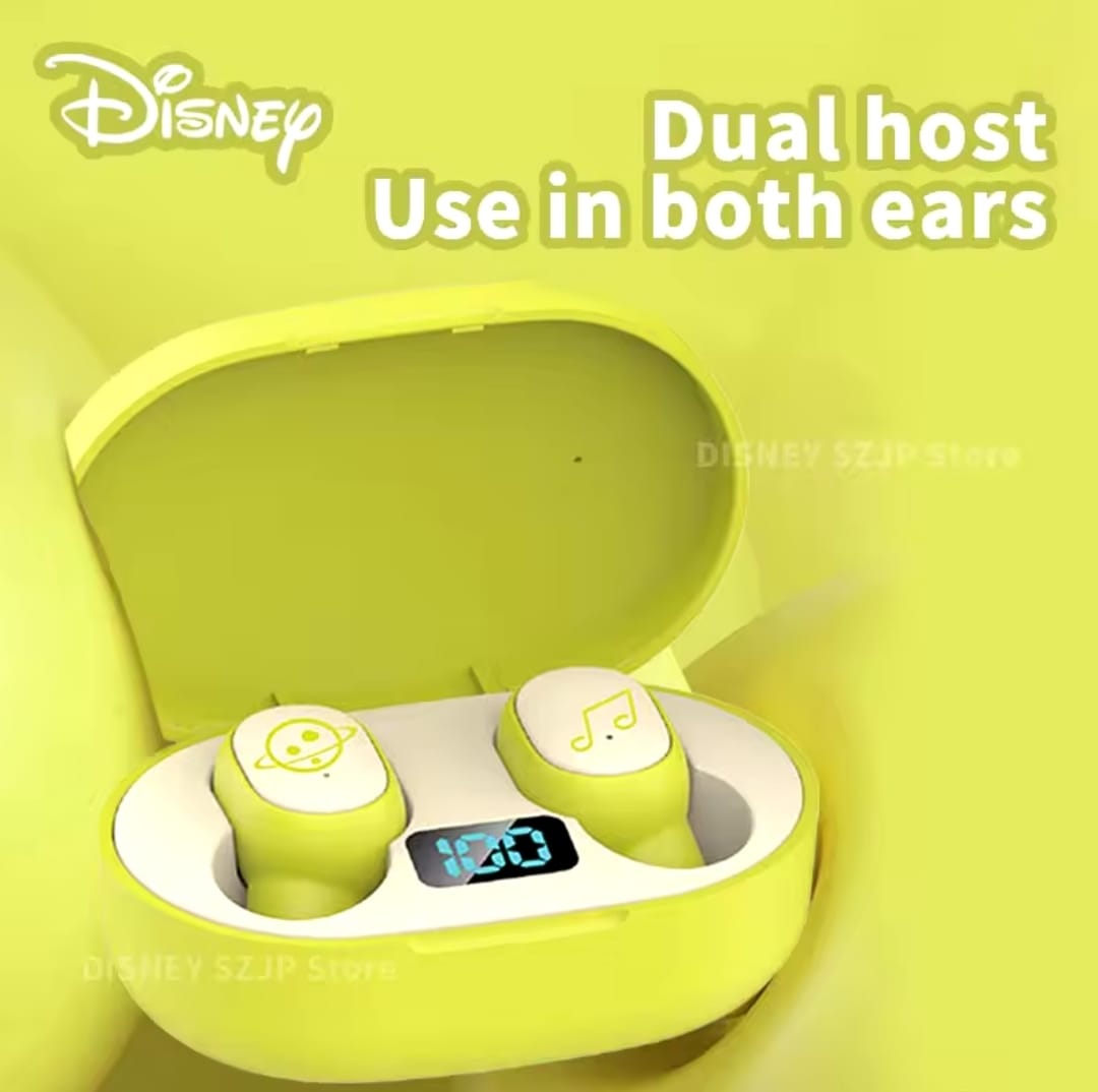 New Disney Mini Cartoon Wireless Headset E6S HIFI Sound TWS Bluetooth V5.3 Earphones Noise Reduction Headphone Long Battery Life