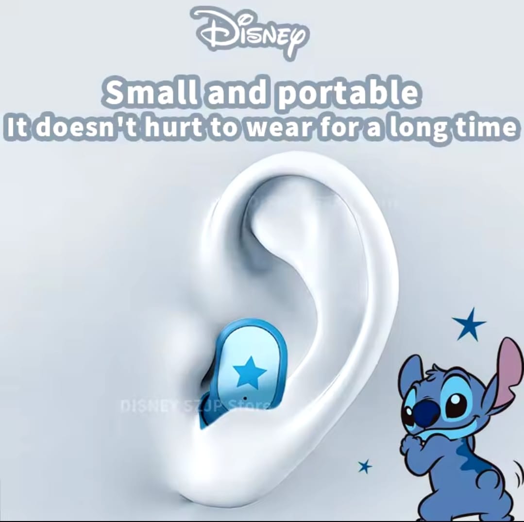 New Disney Mini Cartoon Wireless Headset E6S HIFI Sound TWS Bluetooth V5.3 Earphones Noise Reduction Headphone Long Battery Life