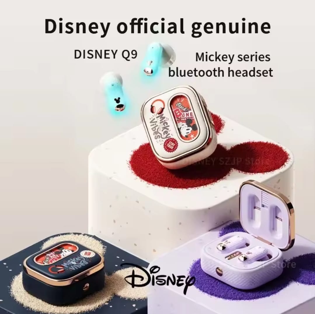 Disney Mickey Minnie Lotso Q7 Wireless Bluetooth Headset Semi-in-ear Mini Sports Music Game Mobile Phone Apple Android Universal