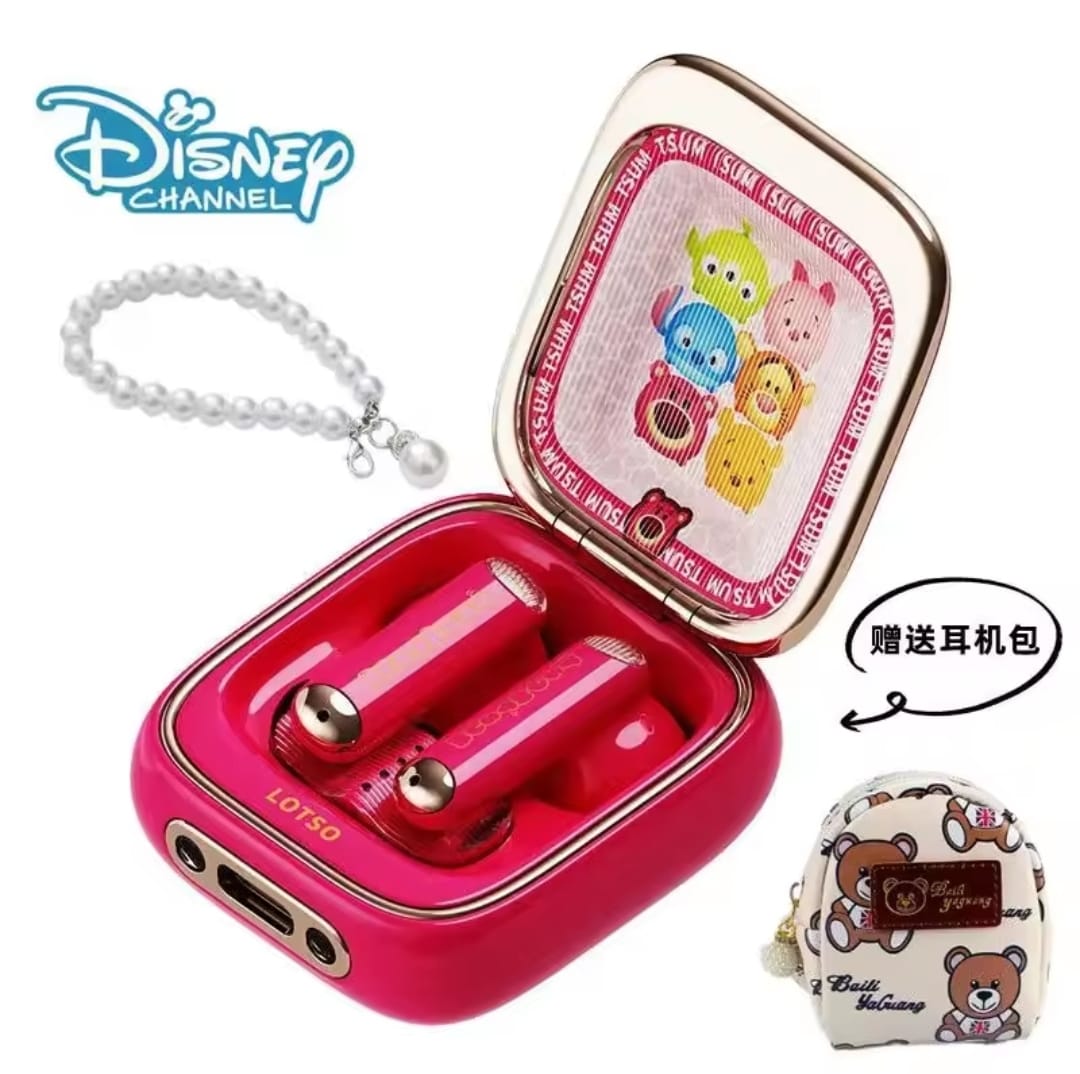 Disney Mickey Minnie Lotso Q7 Wireless Bluetooth Headset Semi-in-ear Mini Sports Music Game Mobile Phone Apple Android Universal