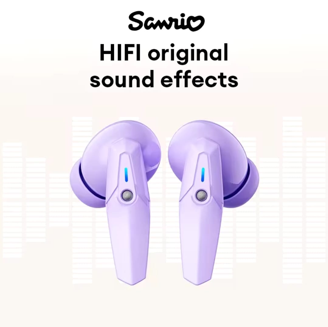 Sanrio BL58 Bluetooth Wireless Earbuds HIFI Sound Bass Music Cute My Melody Headsets Kawaii Hello Kitty Earphones Kuromi