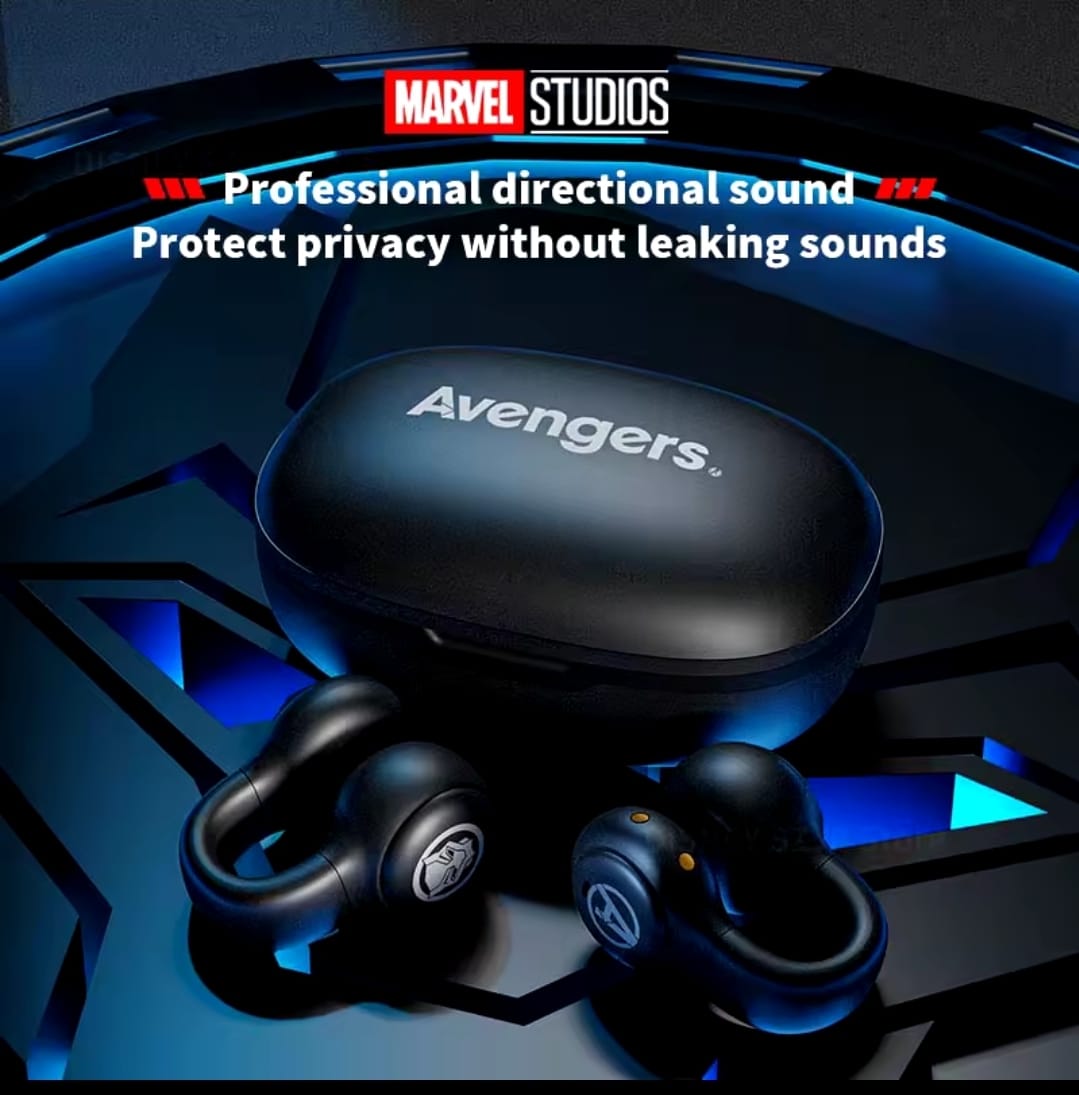 MARVEL  Bluetooth Earbuds BTMV19 Ear Clip Wireless Bluetooth Earphones HIFI Sound Gaming Headphones Noise Reduction Low Latency