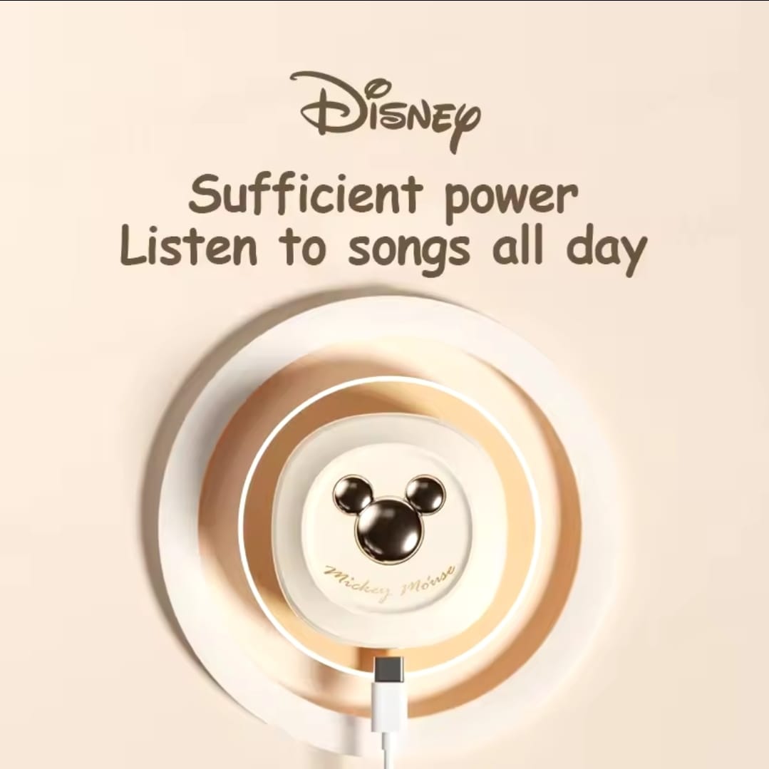 Choice Disney D68 Mickey Bluetooth V5.3 Wireless Earphones HIFI Stereo HD Call Headsets Long Endurance Noise Reduction Earbuds