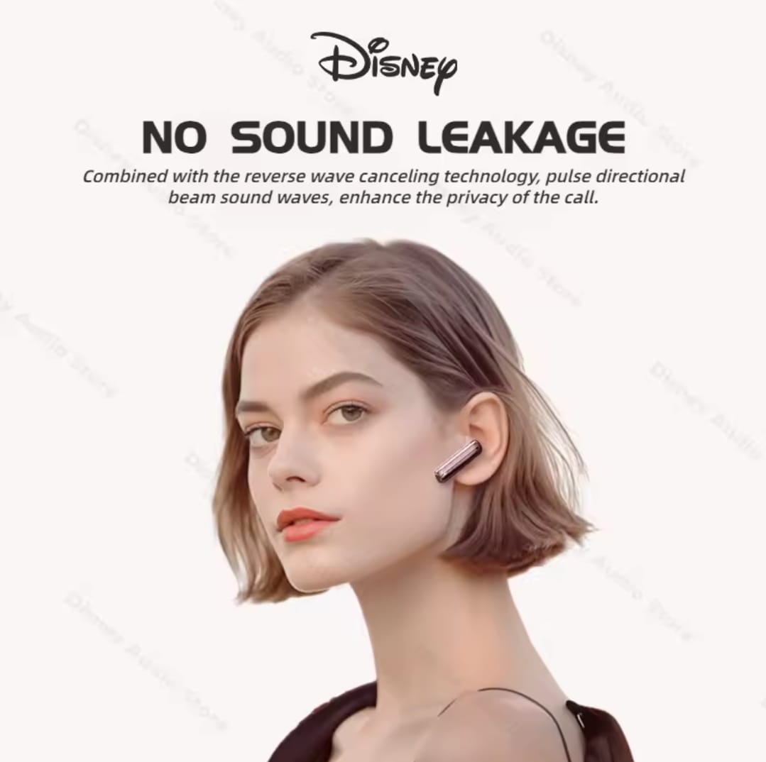 Disney 100th Anniversary Edition Earphones Mickey Minnie TWS Bluetooth Wireless Headphones HD Call Noise Cancelling Earbuds