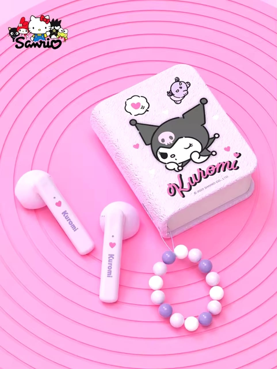 Sanrio Kuromi Bluetooth Earphones Cinnamoroll True Wireless Headset Pochacco Sport Noise Reduction Touch Control Games Headphone