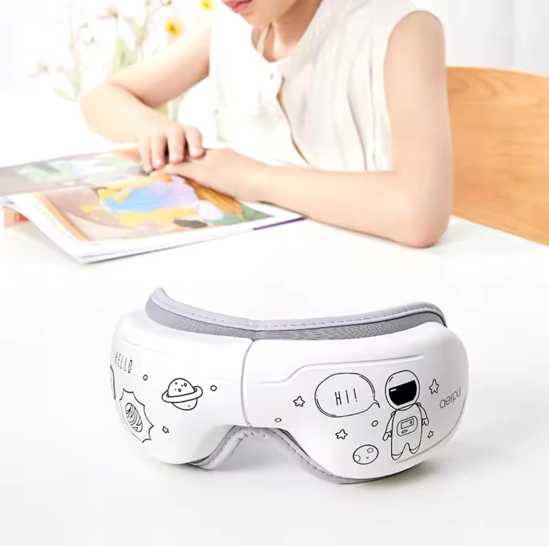 Smart Eye Massager Constant Temperature Hot Compress Vibration Press Relieve Fatigue Graffiti Appearance Children's Gifts